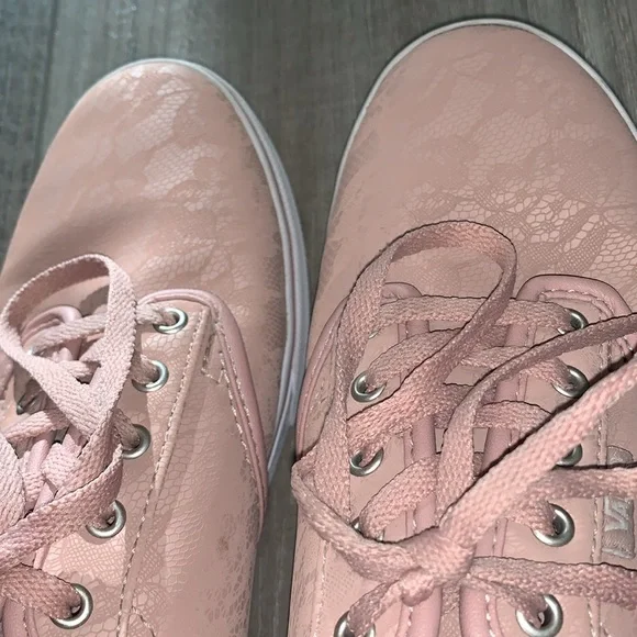 Women’s Pink floral Vans size 8 - Picture 7 of 9
